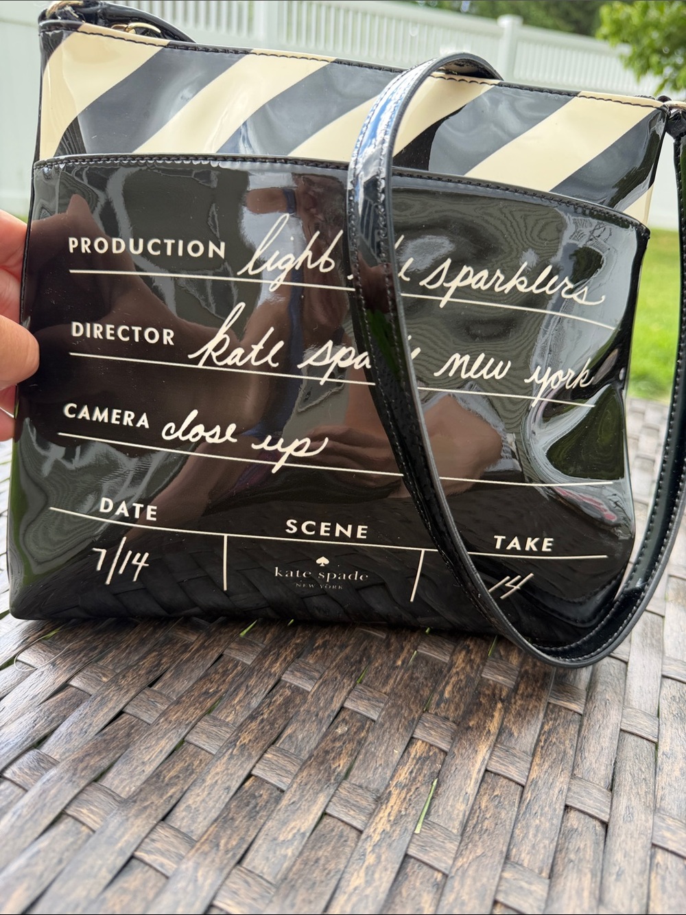 NWOT Kate Spade New York Cinema City "Light the Sparklers" Bag [retired novelty]